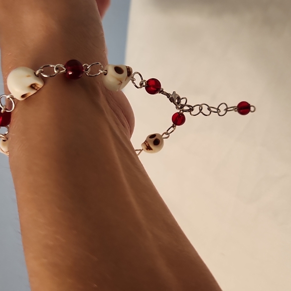 2/$20 Handmade skull bracelet - Picture 2 of 6